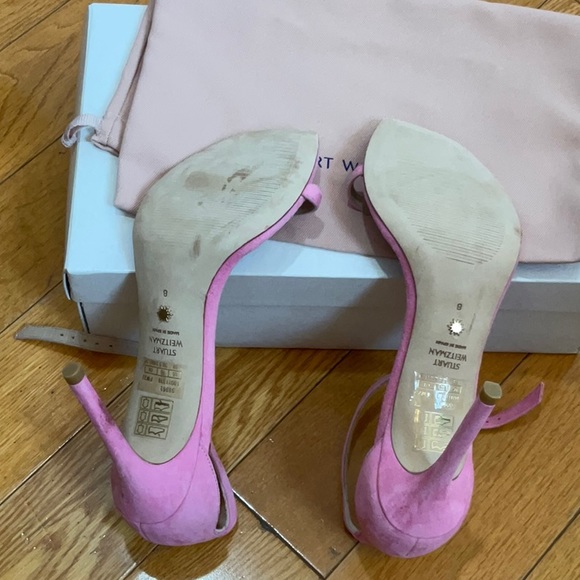 Stuart Weitzman Nudistcure 100 in India Pink Size: 8 - Picture 9 of 11